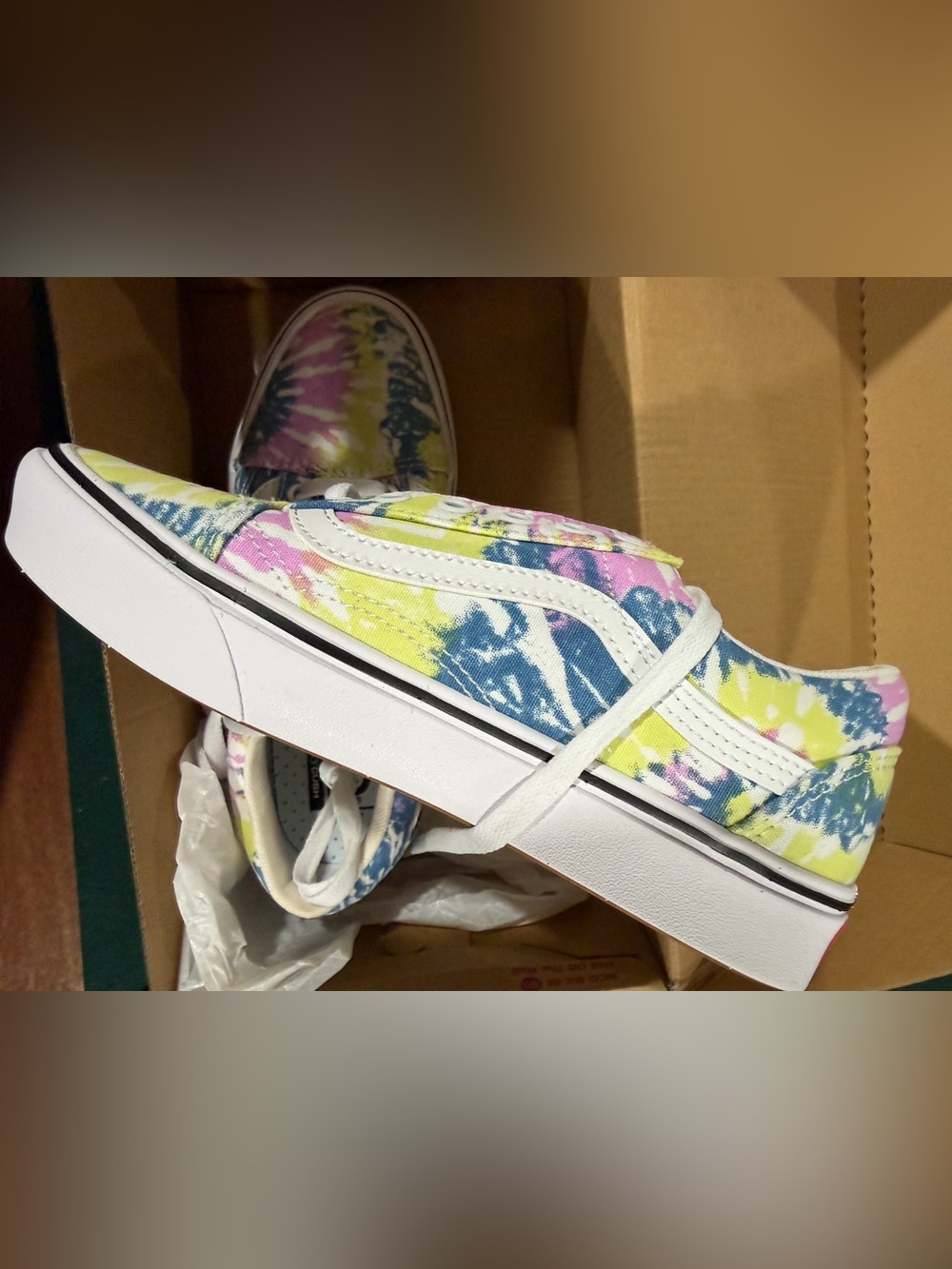 Tide dye vans